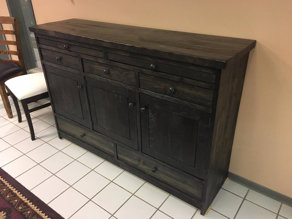 R347 Rustic Sideboard - Old Hippy Wood Products 2415-80 Ave, Edmonton, AB
