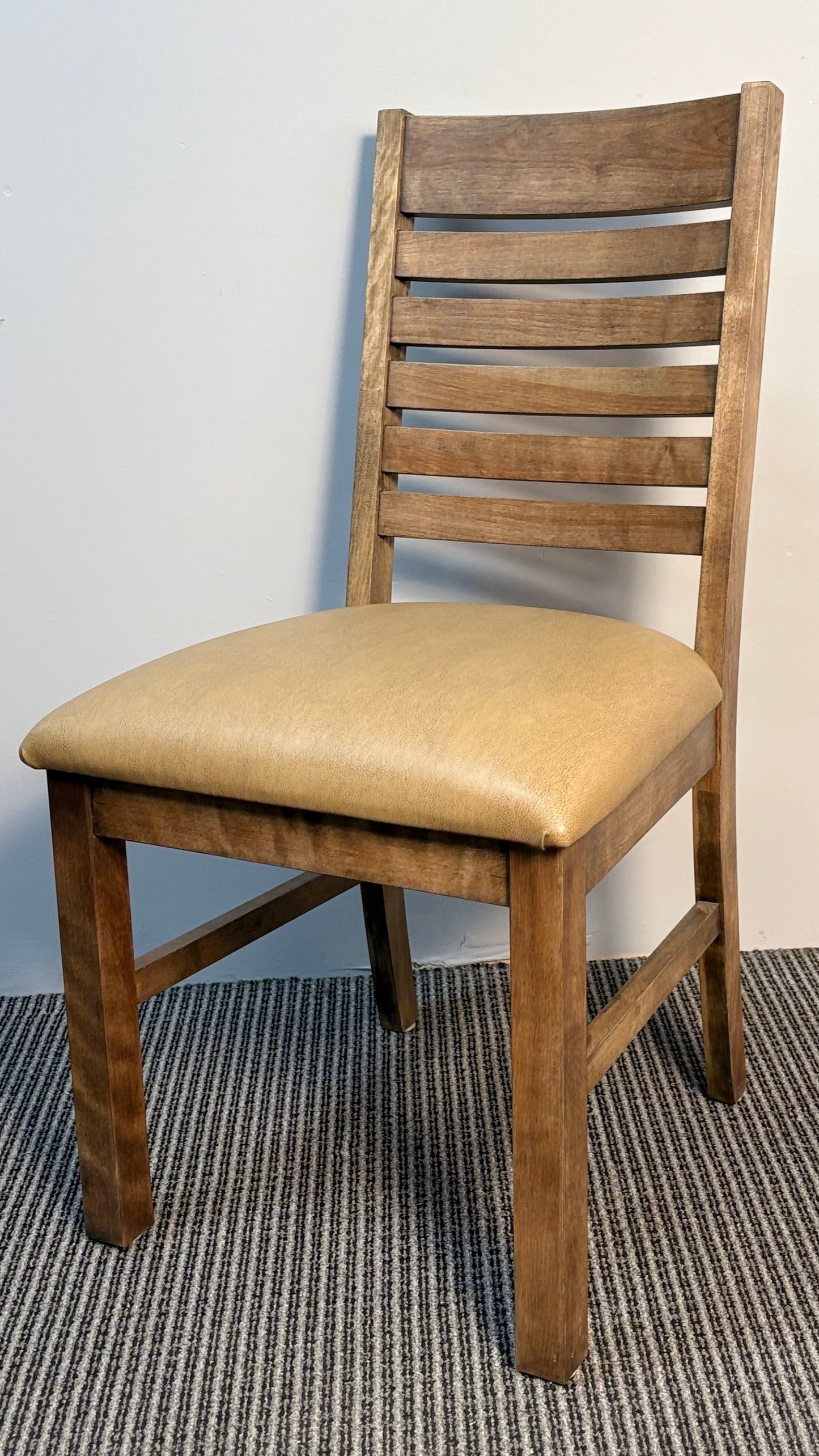 624B Smooth Birch Modern Slat-Back Chair 19.5"W38"H
