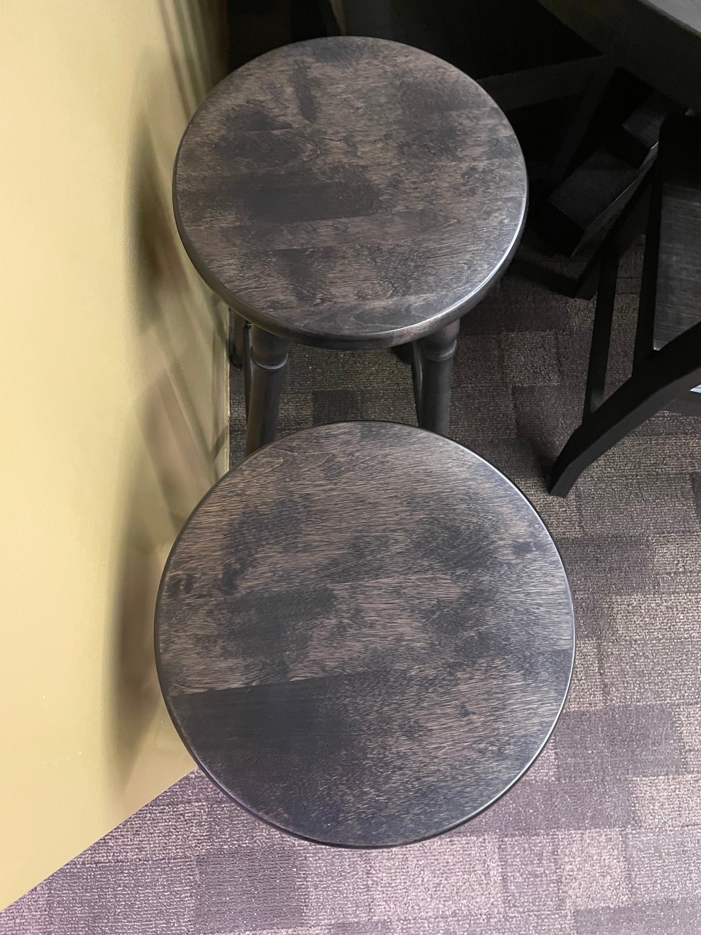 661B Smooth Birch Colonial 30" Stools 2 Available in Midnight Finish C-236