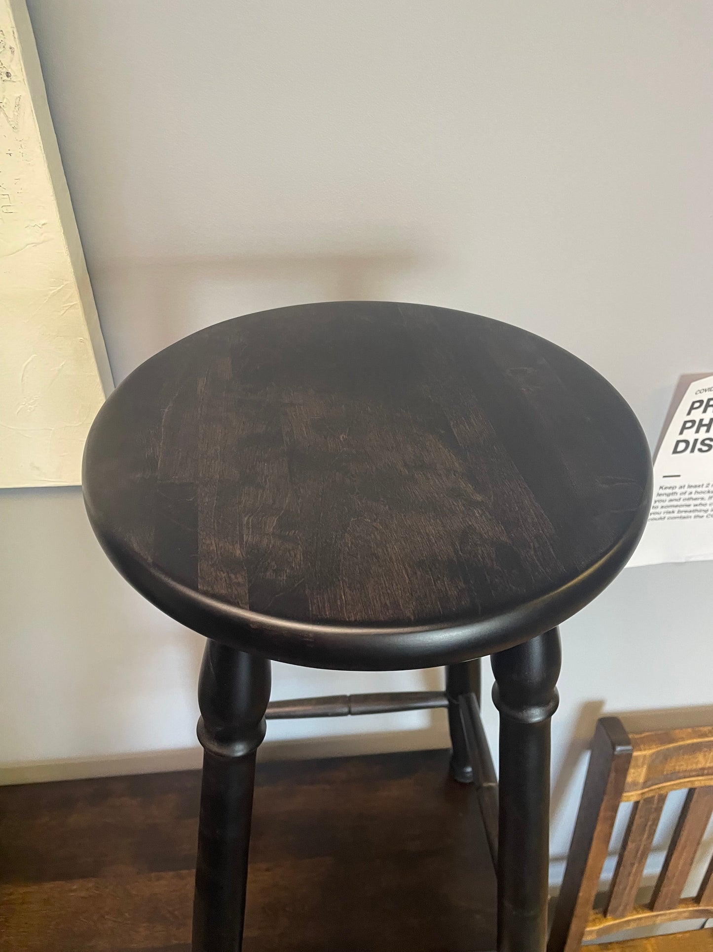 661B Smooth Birch Colonial 30" Stools 4 Available in Midnight Finish C-475