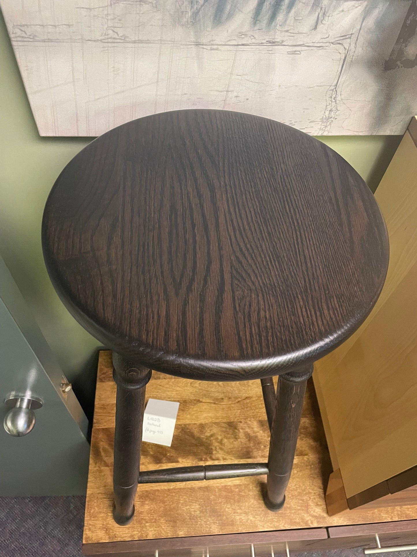 661 Smooth Oak Colonial 30" Stools 4 Available in Midnight Finish C-474