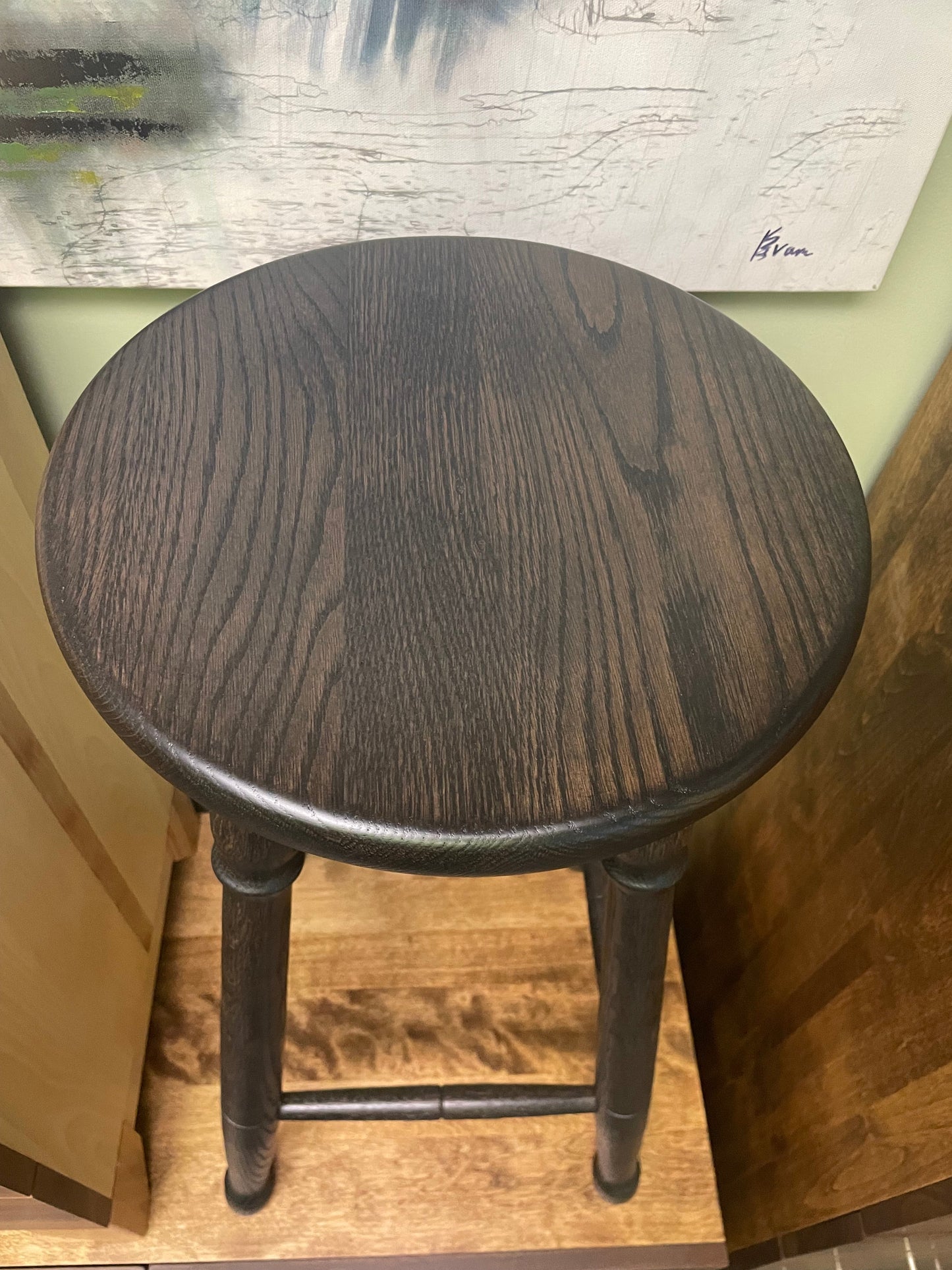 661 Smooth Oak Colonial 30" Stools 4 Available in Midnight Finish C-474