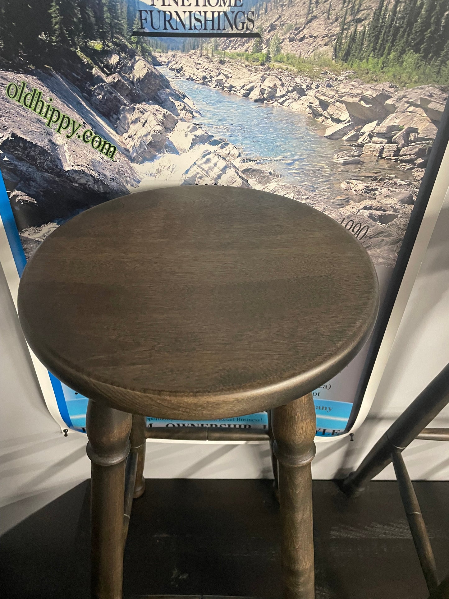 661B Smooth Birch Colonial 30" Stools 4 Available in Ebony Finish C-472