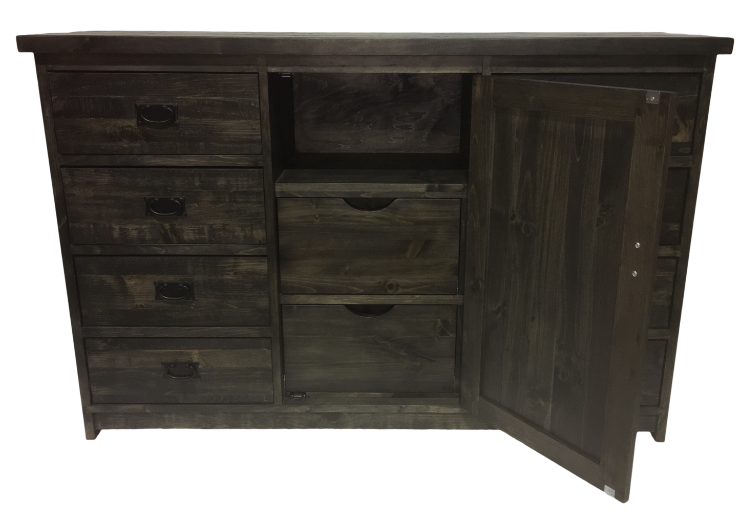 184 Rustic Pine Sideboard with 8 Drawers and 1 Door - Old Hippy Wood Products 2415-80 Ave, Edmonton, AB