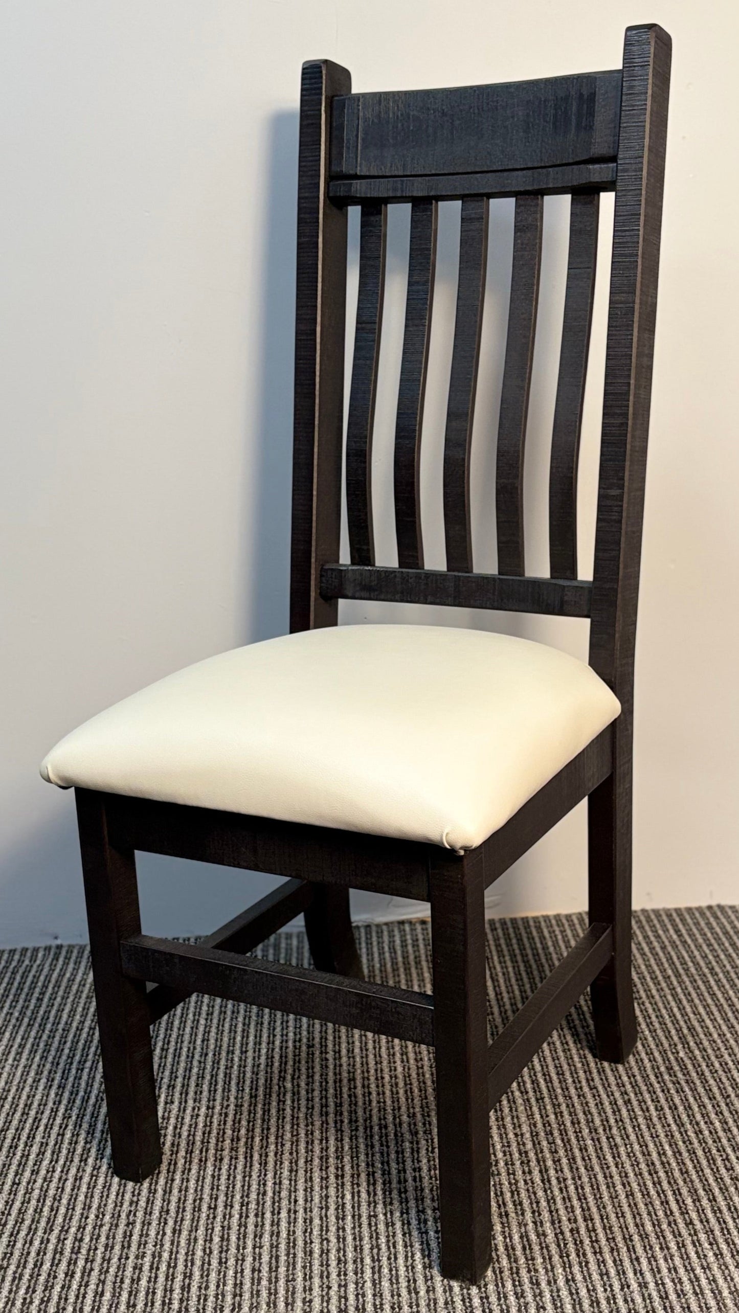 R749B Rustic Birch Bent-Back Chair 17.5"W42.5"H