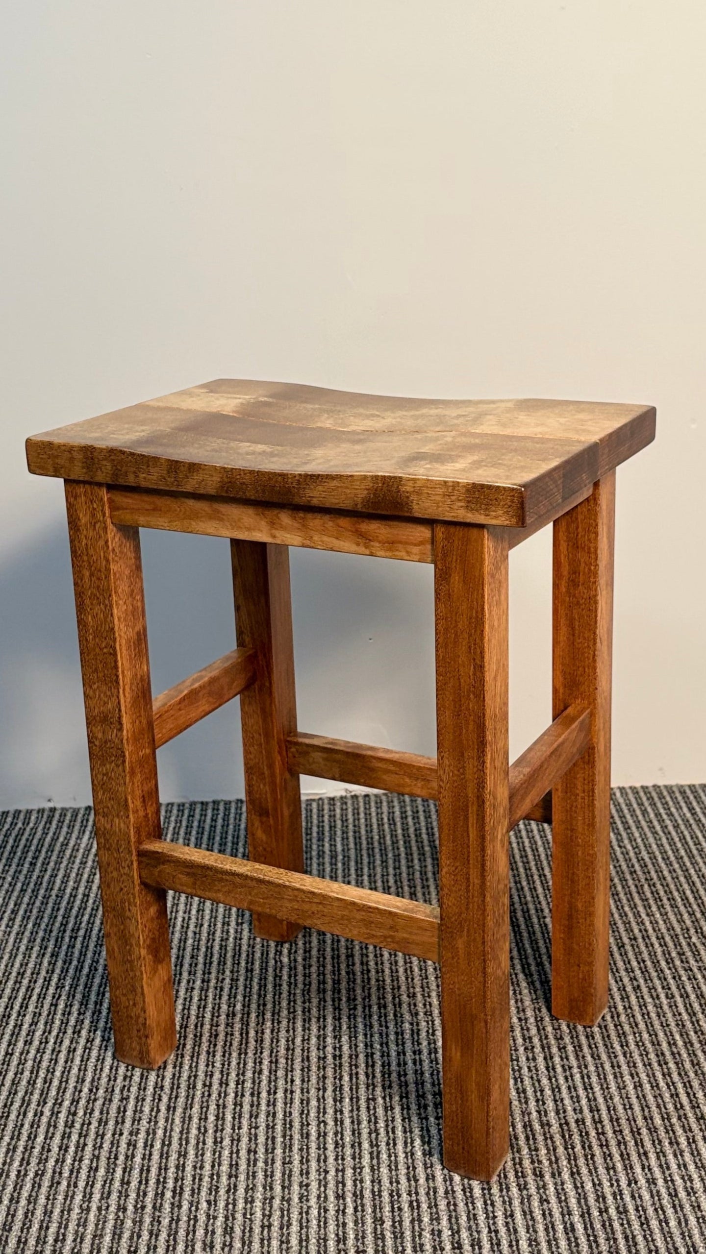 Rustic Saddled Stool SKU-R823B