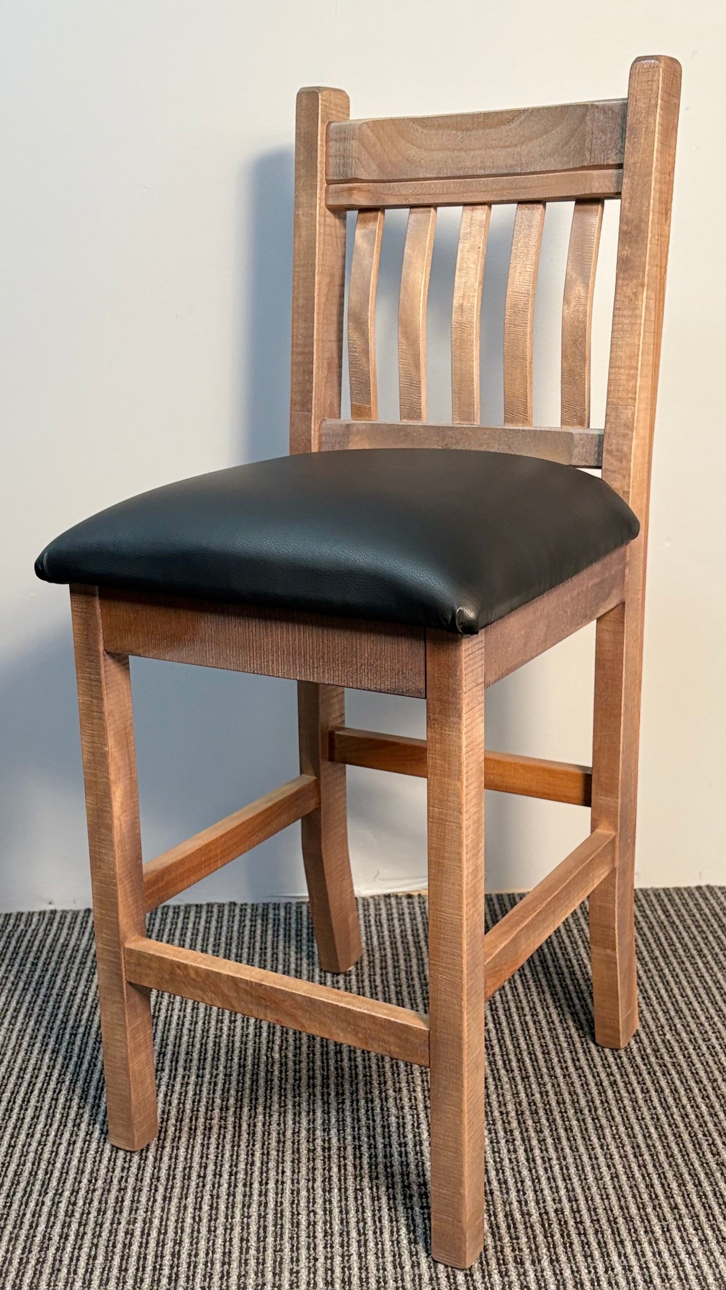 R849B Rustic Bent-Back Stool