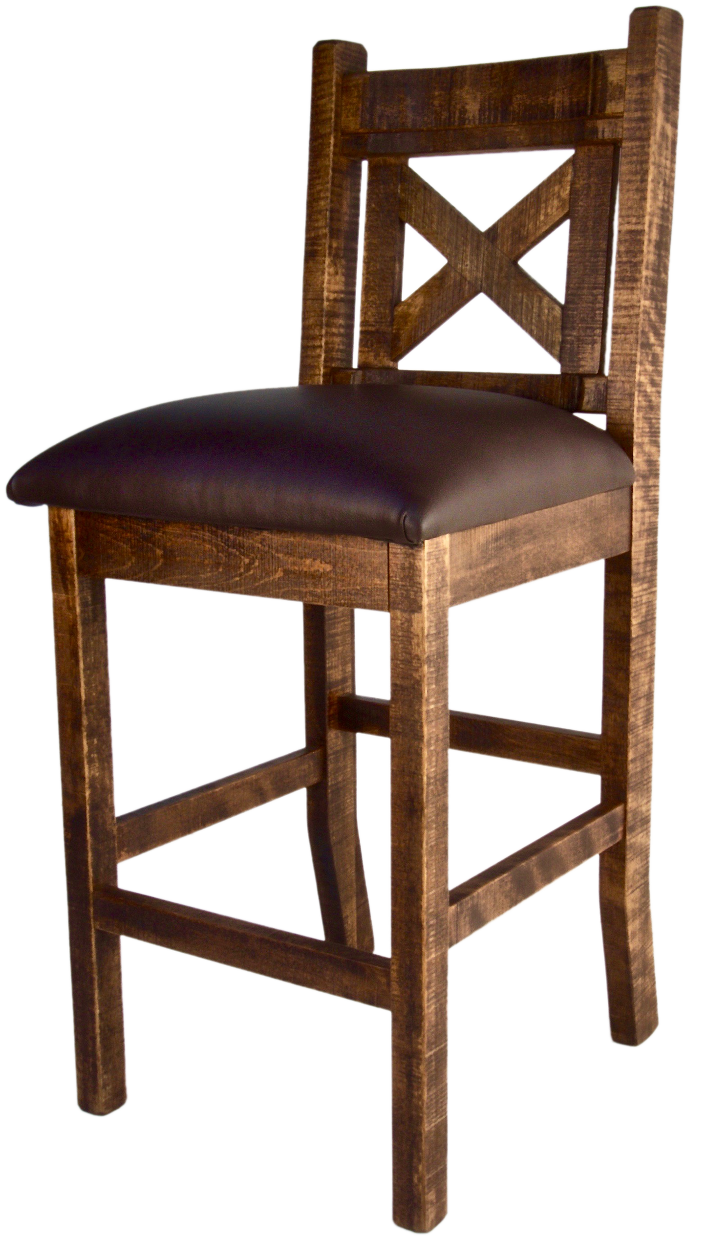 R857 X-Back Stool 30" - Old Hippy Wood Products 2415-80 Ave, Edmonton, AB