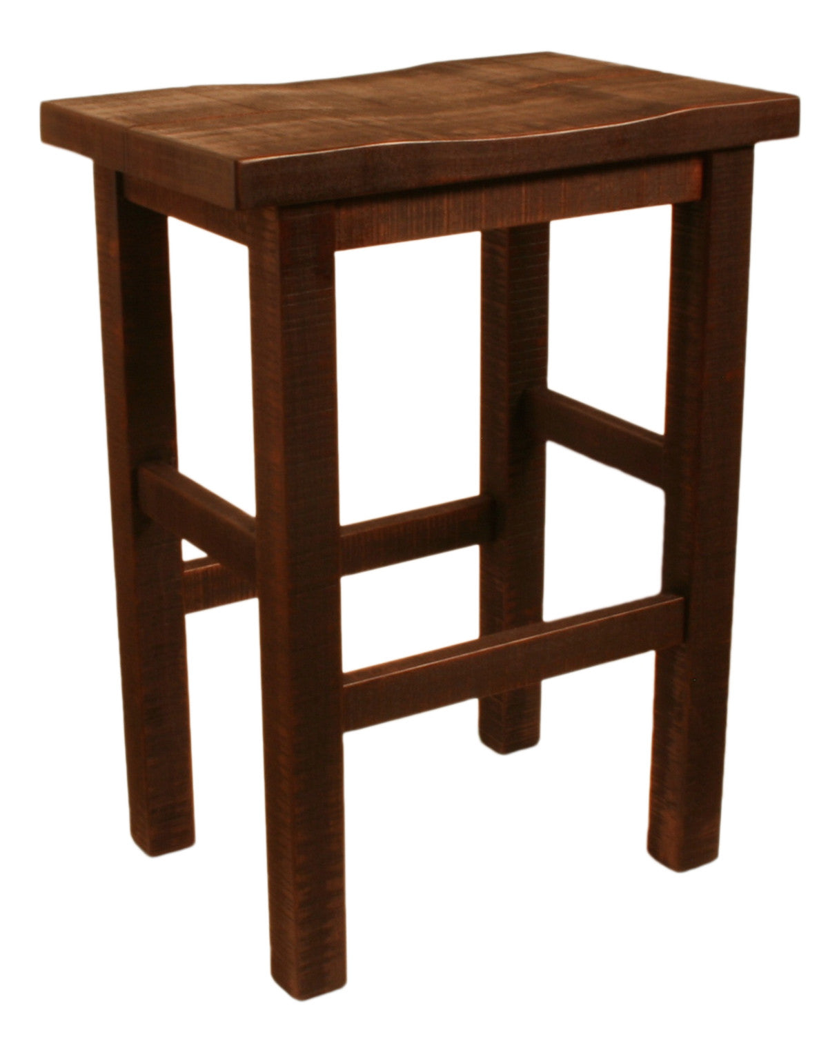R829 Rustic Saddled Stool 30" - Old Hippy Wood Products 2415-80 Ave, Edmonton, AB
