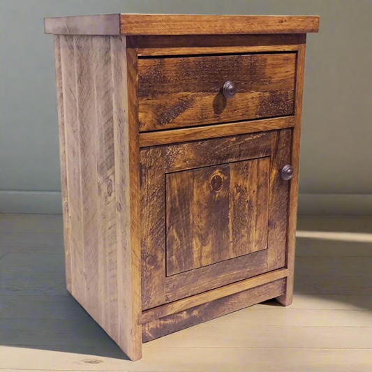 R161P 1 Drawer 1 Door Nightstand