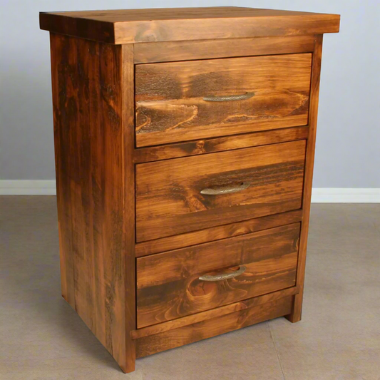 R163P 3 Drawer Nightstand