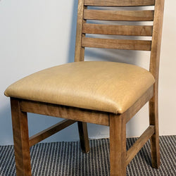 624B Smooth Birch Modern Slat-Back Chair 19.5"W38"H