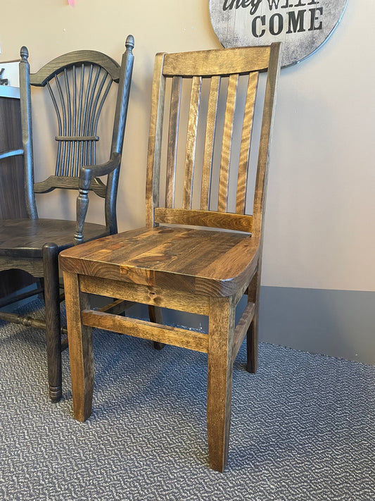 761B Smooth Birch Chair in Black Walnut Finish C-436