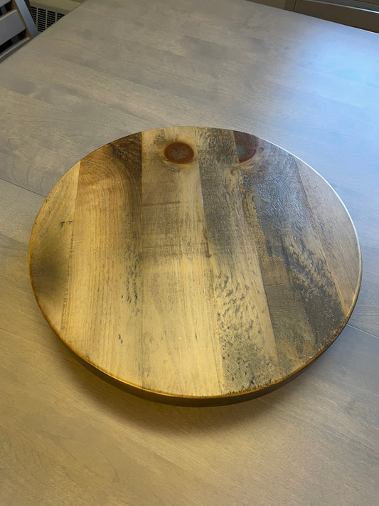 Rustic Pine R991P 16" Lazy Susan in Lowry Finish S-726