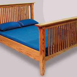 Mission Slat Bed with Full Foot Board