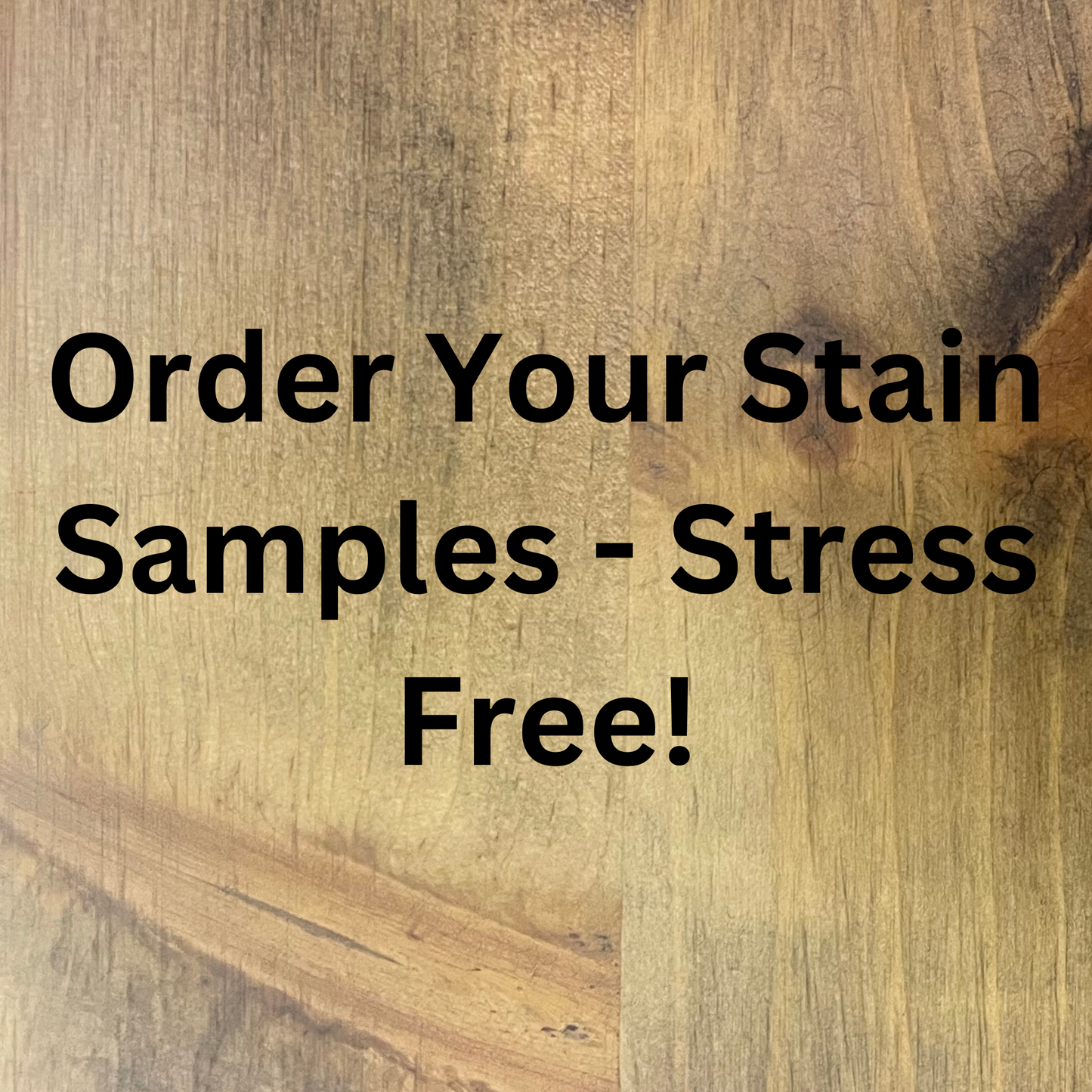 Stain Samples-Fee Refunded When Samples Are Returned