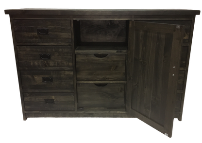 184 Rustic Pine Sideboard with 8 Drawers and 1 Door - Old Hippy Wood Products 2415-80 Ave, Edmonton, AB