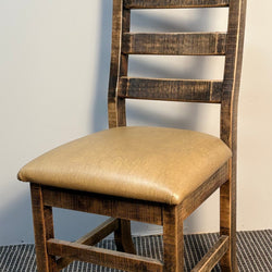 R751B Rustic Birch X-Back Chair 17.5"W42.5"H