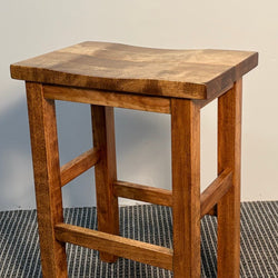 Rustic Saddled Stool SKU-R823B