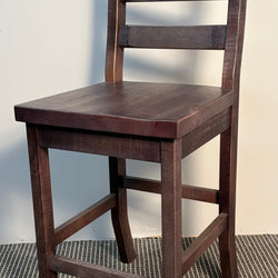 R825B Rustic Ladder-Back Stool