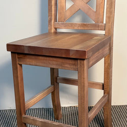 R851B Rustic X-Back Stool-