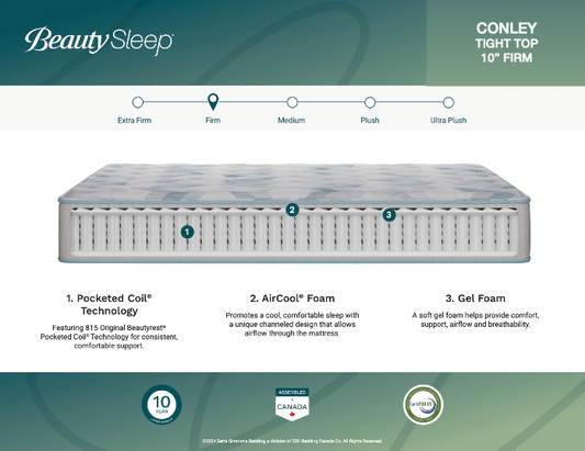 Beautyrest Conley Tight Top 10" Mattress