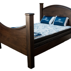 Shaker Curve Bed with Full Foot Board