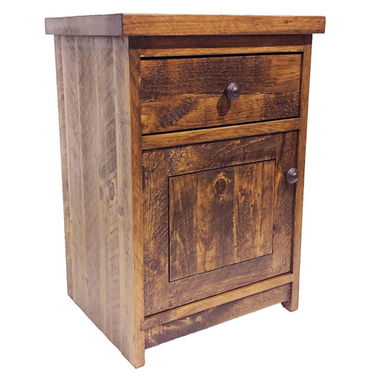 R161P 1 Drawer 1 Door Nightstand