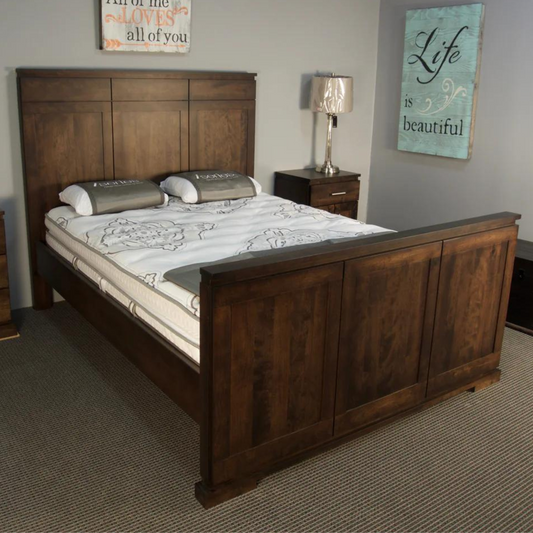 Designer Bed with High Footboard