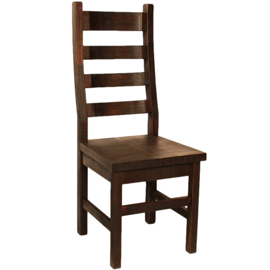 R752B Rustic Birch Ladder-Back Chair