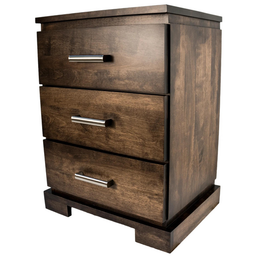 D163B 3 Drawer Nightstand